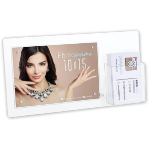 ZEP Tarjetero Acrílico Marco Magnético...