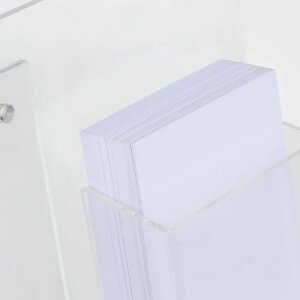 ZEP Tarjetero Acrílico Marco Magnético Lowell 10x15 cm Transparente