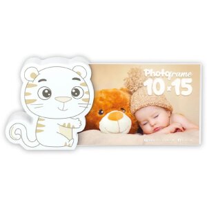 ZEP Marco acrílico y de madera Tigro 10x15 cm