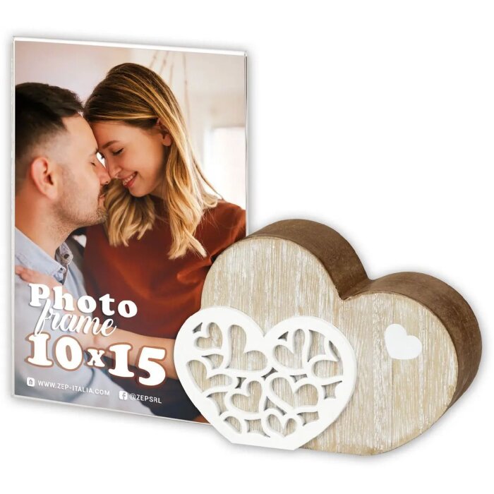 ZEP Marco acrílico y madera Gioia 10x15 cm