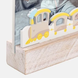 ZEP Marco acrílico y madera Daniele Vertical 10x15 cm decoración tren