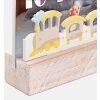 ZEP Marco acrílico y madera Daniele Horizontal 10x15 cm con decoración tren