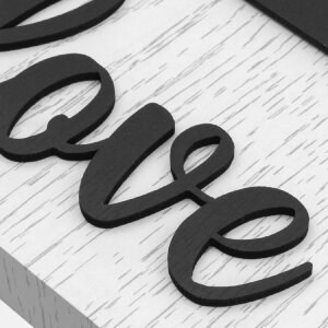 ZEP marco doble Elvas para 10x15 y 13x18 cm de madera blanco negro