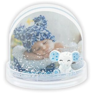 ZEP bola de plástico para fotos azul bebé...