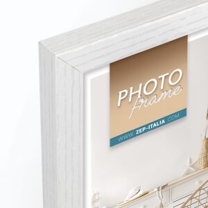ZEP Marco de madera Vivan 20x20 cm Blanco