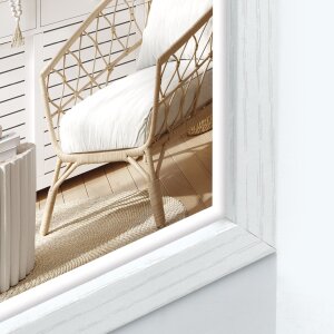 ZEP Marco de madera Vivan 20x20 cm Blanco