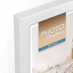 ZEP Marco de madera Vivan 20x20 cm Blanco