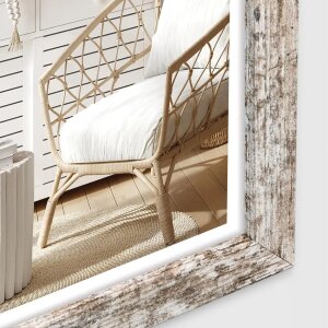 ZEP Marco de madera Vivan 30x45 cm madera blanqueada