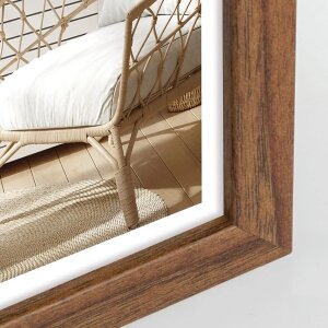 ZEP Marco de madera Vivan 30x45 cm Marrón