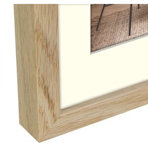ZEP Marco de madera Malmo Nature 30x30 cm con paspartú 20x20 cm
