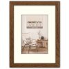 ZEP Marco de madera Malmo Marrón 40x50 cm con paspartú 30x40 cm
