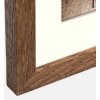 ZEP Marco de madera Malmo Marrón 40x50 cm con paspartú 30x40 cm