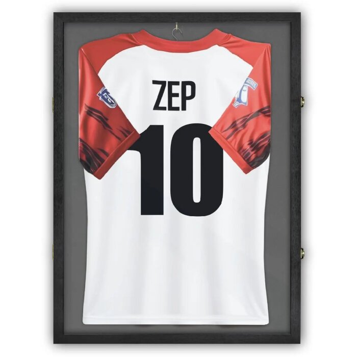 ZEP Marco de Madera para Camiseta de Deporte Jersey Negro 59x79 cm