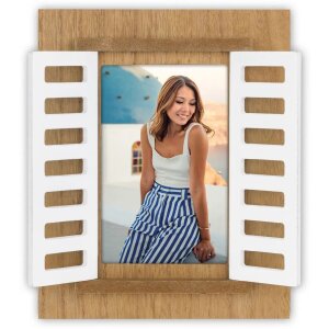 ZEP Marco de madera Procida Marrón 10x15 cm con...