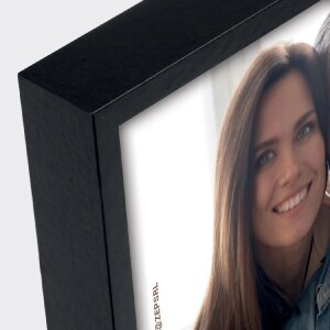 Marco ZEP MDF Bari negro para 4 fotos 10x15 cm