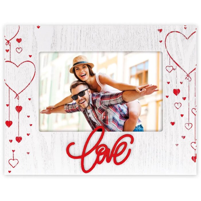 ZEP Marco de madera Gianna Rojo 10x15 cm