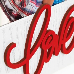 ZEP Marco de madera Gianna Rojo 10x15 cm