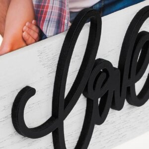 ZEP Marco de madera Gianna Negro 10x15 cm