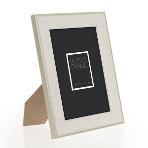 Marco ZEP Colmar Blanco 10x15 cm aspecto madera con soporte