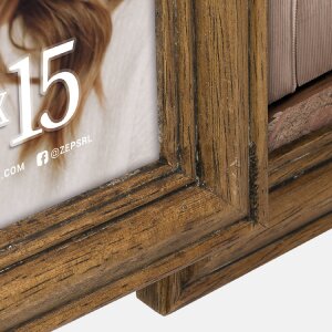 ZEP Gallery Marco Giverny Multi Picture Frame Madera Marrón 54x41 cm 6 Fotos