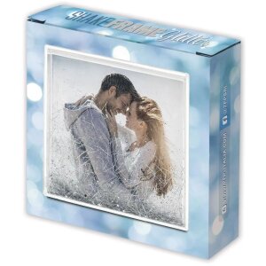 ZEP marco tembloroso purpurina 10x10 cm