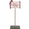 Clayre & Eef 5Y1264 Buzón Decoración Navideña Blanco Rojo 19x33x92 cm
