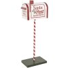 Clayre & Eef 5Y1264 Buzón Decoración Navideña Blanco Rojo 19x33x92 cm