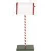 Clayre & Eef 5Y1264 Buzón Decoración Navideña Blanco Rojo 19x33x92 cm
