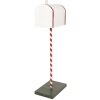 Clayre & Eef 5Y1264 Buzón Decoración Navideña Blanco Rojo 19x33x92 cm