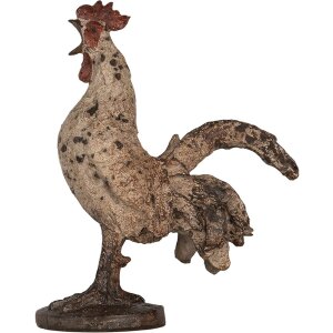 Clayre & Eef 6PR5481 Gallo Decorativo Beige...