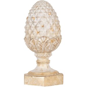 Clayre & Eef 6PR5483 Sujetalibros Poliresina Beige Antiguo 16x14x29 cm Lote de 2