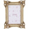 Clayre & Eef 2F1204 Marco de fotos Oro 16x3x21 cm 10x15 cm Barroco