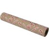 Clayre & Eef 66038 Traves de Mesa Beige Rojo 28x275 cm Country Style Festive