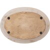 Clayre & Eef Plato decorativo 25x18x3 cm Beige Rojo con motivo fresa
