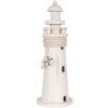 Clayre & Eef 6H2409 Faro Decorativo Blanco Ø 10x30 cm Estilo Campestre