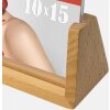ZEP Marco Acrílico Virginia Base de Madera Natural Doble Cara 10x15 cm 13x18 cm