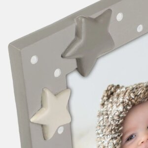 ZEP marco de poliresina Billy Beige 10x15 cm 13x18 cm con oso y estrellas