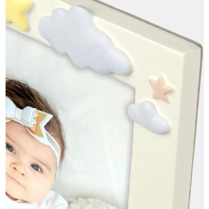 ZEP marco de poliresina Eddy azul marfil 10x15 cm 13x18 cm