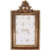 Clayre & Eef Marco de fotos 2F1246 Oro-Marrón 14x3x24 cm para fotos 10x15 cm