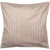 Clayre & Eef BHS22 Funda de Cojín 45x45 cm Marrón Blanco Estilo Campestre