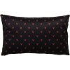 Clayre & Eef BHS36-4 Funda de Cojín 30x50 cm Negro Blanco Diseño Romántico