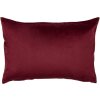 Clayre & Eef KT036.053BU Funda de cojín 35x50 cm poliéster rojo estilo country