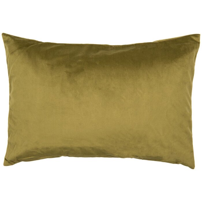 Funda de cojín Clayre & Eef 35x50 cm verde estilo country poliéster