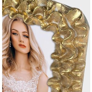 Portarretratos de poliresina ZEP Bonette Oro 13x18 cm o...