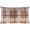 Clayre & Eef Funda de Cojín 30x50 cm Beige Marrón Motivo Cornamenta Estilo Campestre