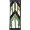 LumiLamp 5LL-6361 Aplique Tiffany Beige Verde 14x16x40 cm E27 Cristal Metal