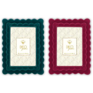ZEP Marco Deco Rojo/Verde Diseño Barroco 10x15 cm...