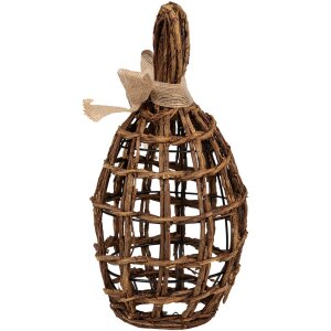 Clayre & Eef conejo decorativo ratán natural...