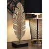 Mauro Ferretti escultura decorativa Hoja Glam Oro Negro 10x10x34 cm