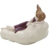 Mauro Ferretti figura decorativa Dolly en una nube 25x11x16 cm rojo oscuro